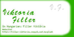 viktoria filler business card