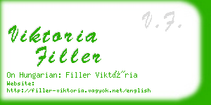 viktoria filler business card